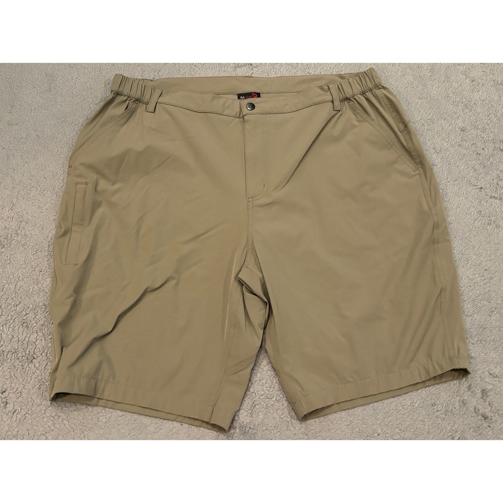 Baleaf Mens 2XL Hiking Shorts Khaki Tan Quick Dry Stretch Cargo Active Outdoor
